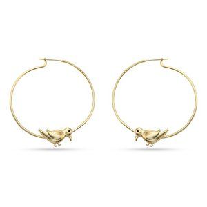 Jewelry Fiesta Women Fashion Bird Earrings Brass Party Designer Earring for Girl